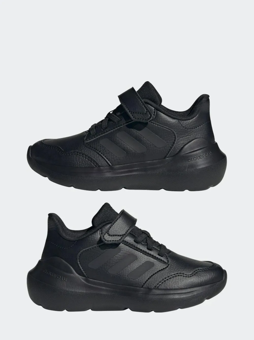 adidas Black Tensaur Run 3.0 Hook and Loop Kids Trainers^BOY School Shoes|Boys Shoes