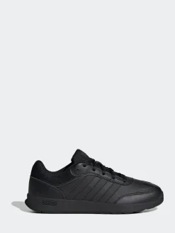 adidas Black Tensaur Switch Lace Junior Trainers^BOY Shoes|School Shoes