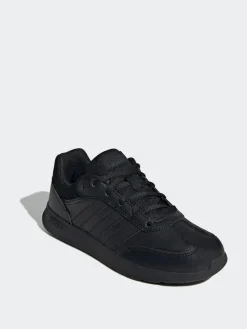 adidas Black Tensaur Switch Lace Junior Trainers^BOY Shoes|School Shoes
