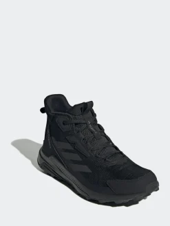 adidas Black Terrex Anylander Mid Hiking Shoes^ Sneakers