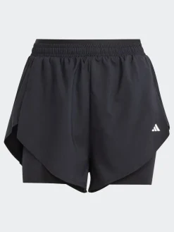 adidas Black Training 2-In-1 Shorts^Women Shorts