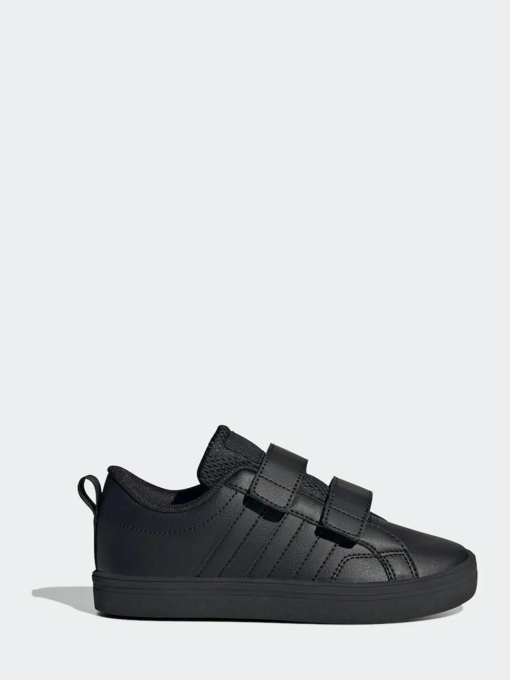 adidas Black VS Pace 2.0 Hook and Loop Kids Trainers