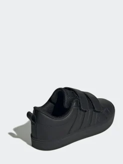 adidas Black VS Pace 2.0 Hook and Loop Kids Trainers