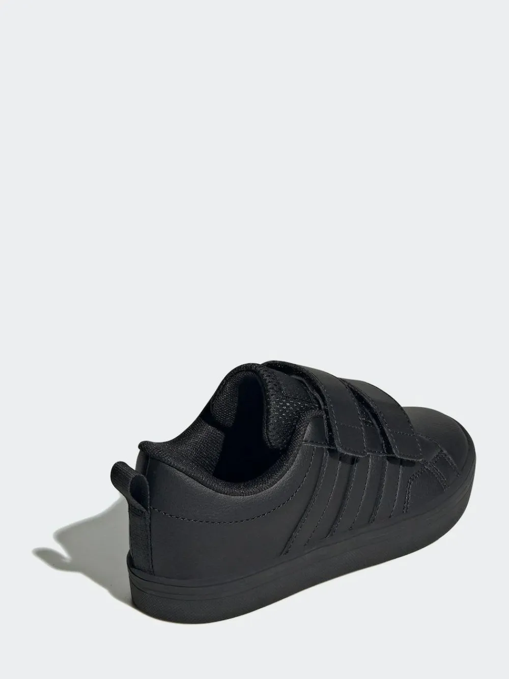 adidas Black VS Pace 2.0 Hook and Loop Kids Trainers