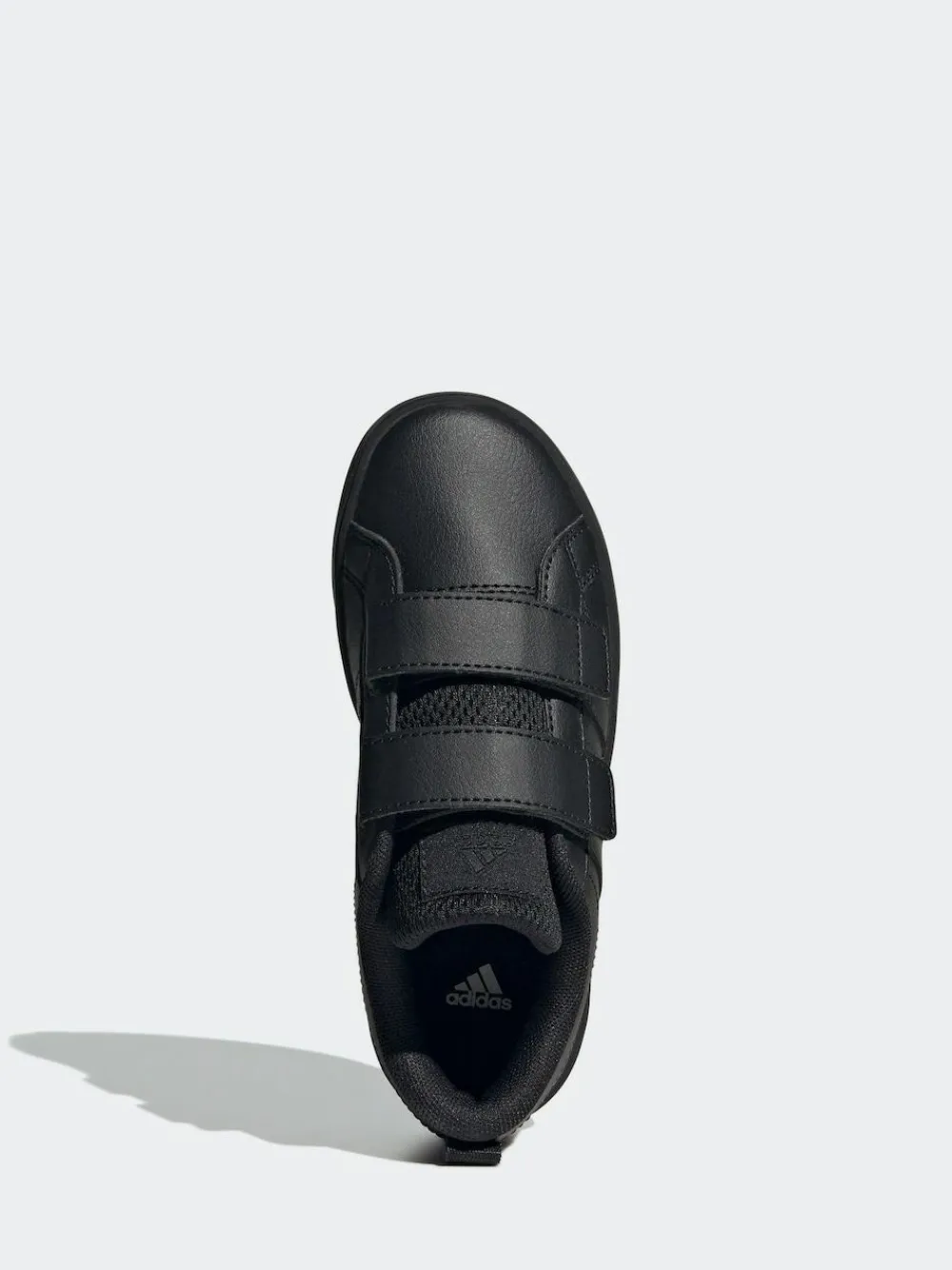 adidas Black VS Pace 2.0 Hook and Loop Kids Trainers
