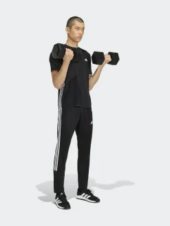 Hot adidas Workout Essentials All-Set 3-Stripes Knit Joggers Black