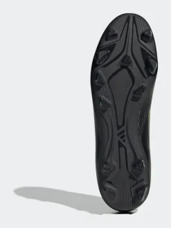 adidas Black/Grey Adult F50 Club Firm/Multi Ground Boots^ Soccer Cleats