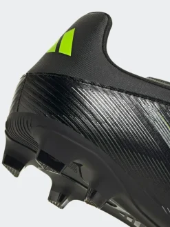 adidas Black/Grey Adult F50 Club Firm/Multi Ground Boots^ Soccer Cleats