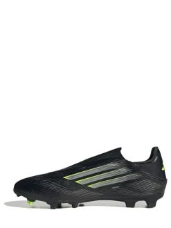 adidas Black/Grey Adult F50 League Laceless Firm/Multi Ground Boots^ Soccer Cleats