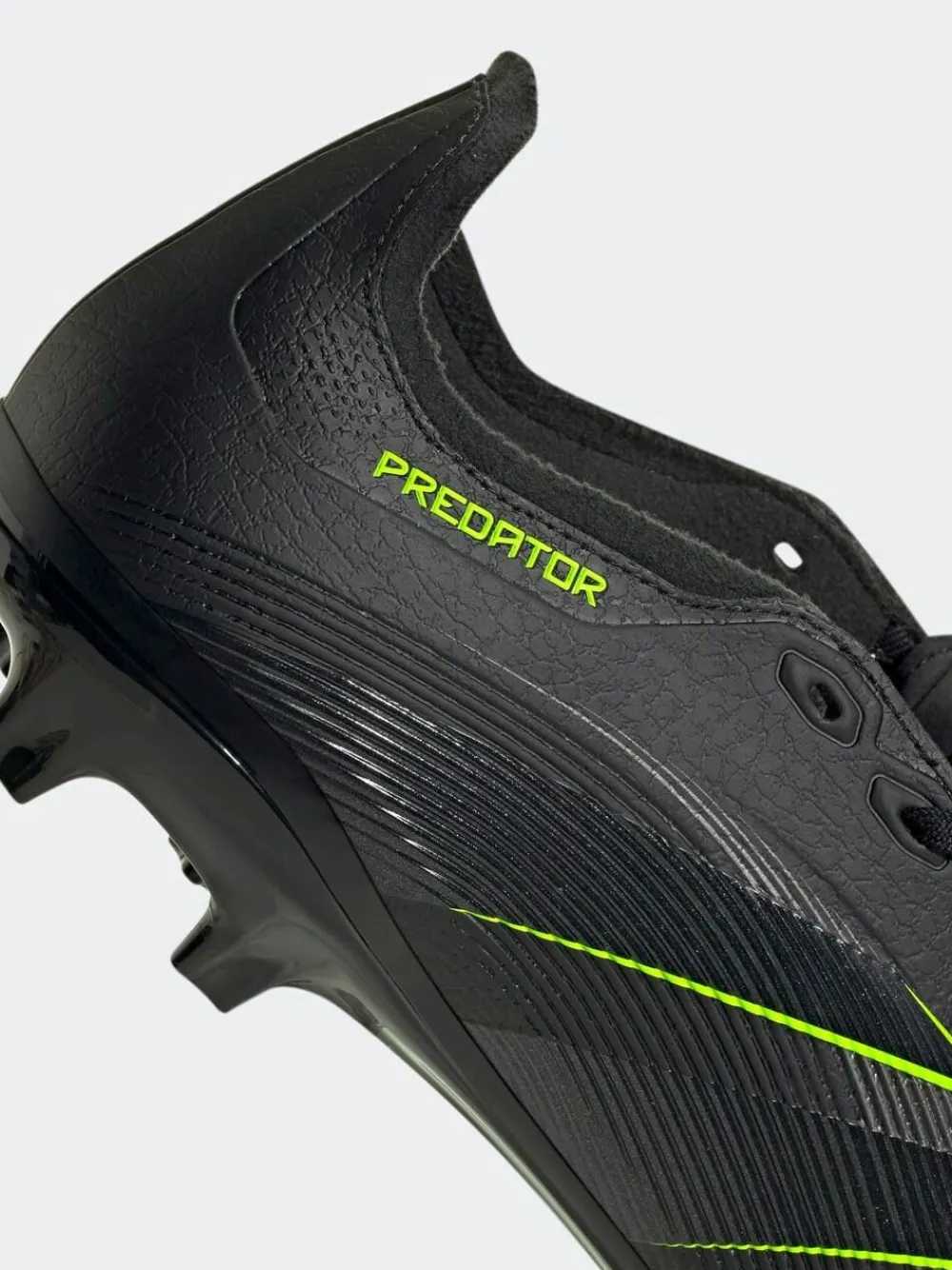 New adidas Black/Grey Adult Predator League Fold-Over Tongue Firm/Multi Ground Boots