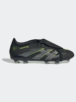 Online adidas Black/Grey Adult Predator Pro Fold-Over Tongue Firm Ground Boots