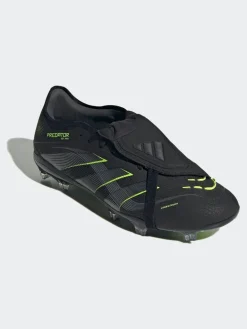 Online adidas Black/Grey Adult Predator Pro Fold-Over Tongue Firm Ground Boots