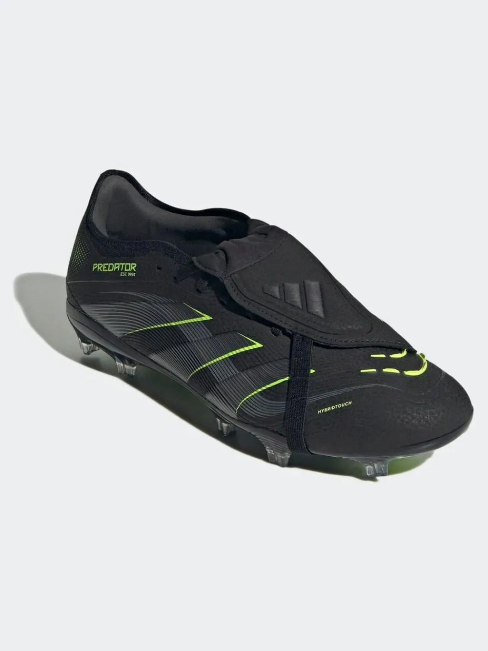 Online adidas Black/Grey Adult Predator Pro Fold-Over Tongue Firm Ground Boots