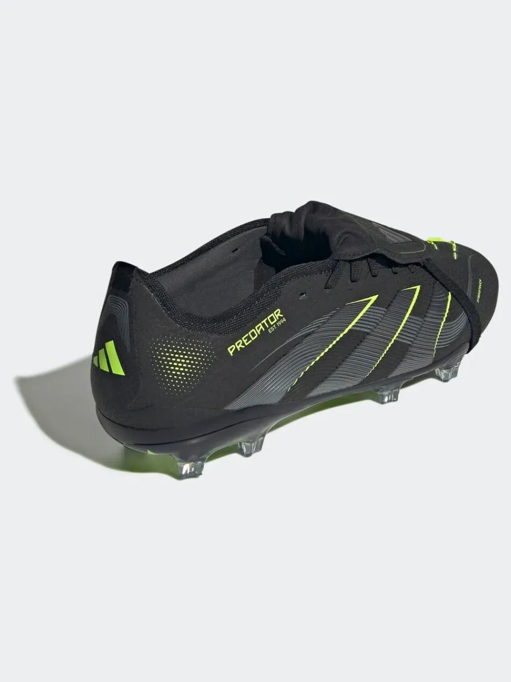 Online adidas Black/Grey Adult Predator Pro Fold-Over Tongue Firm Ground Boots