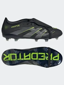 Online adidas Black/Grey Adult Predator Pro Fold-Over Tongue Firm Ground Boots