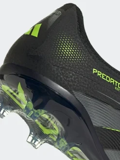 Online adidas Black/Grey Adult Predator Pro Fold-Over Tongue Firm Ground Boots