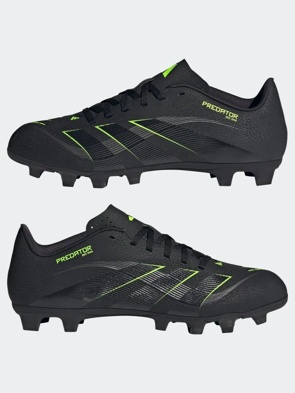 Discount adidas Black/Grey Adult Predator Club Firm Ground Boots