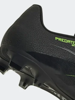 Discount adidas Black/Grey Adult Predator Club Firm Ground Boots