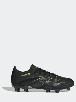 adidas Black/Grey Kids Predator League Firm/Multi Ground Boots^ Soccer Cleats
