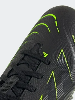 adidas Black/Grey Kids Predator League Firm/Multi Ground Boots^ Soccer Cleats