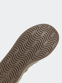 Clearance adidas VL Court 3.0 Kids Trainers Black/Tan