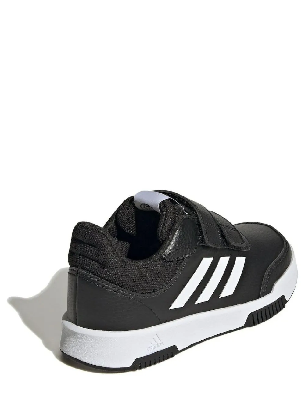 adidas Black/White Hook and Loop Tensaur Kids Trainers^BOY Sneakers|Sneakers