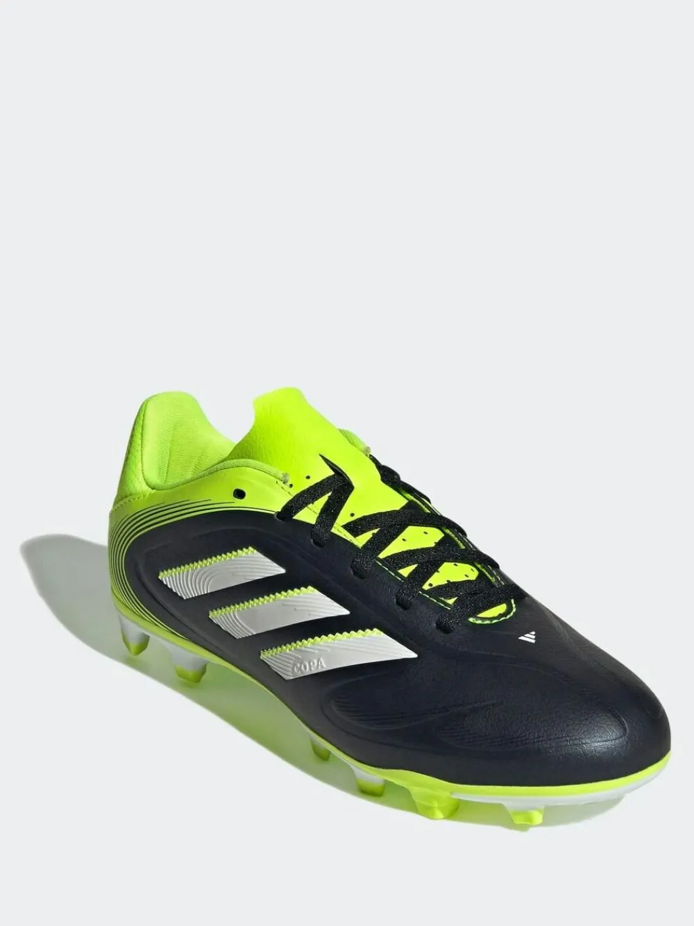 adidas Black/White Kids Copa Pure 3 Club Firm/Multi Ground Boots^ Soccer Cleats