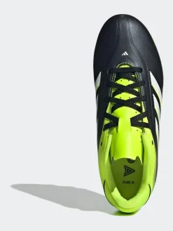 adidas Black/White Kids Copa Pure 3 Club Firm/Multi Ground Boots^ Soccer Cleats