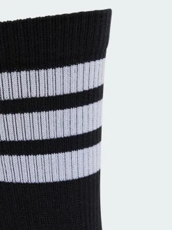 New adidas Logo Socks 3 Pack Black/White