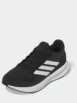 Outlet adidas Black/White Runfalcon 5 Lace Running Junior Trainers