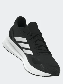 Outlet adidas Black/White Runfalcon 5 Lace Running Junior Trainers