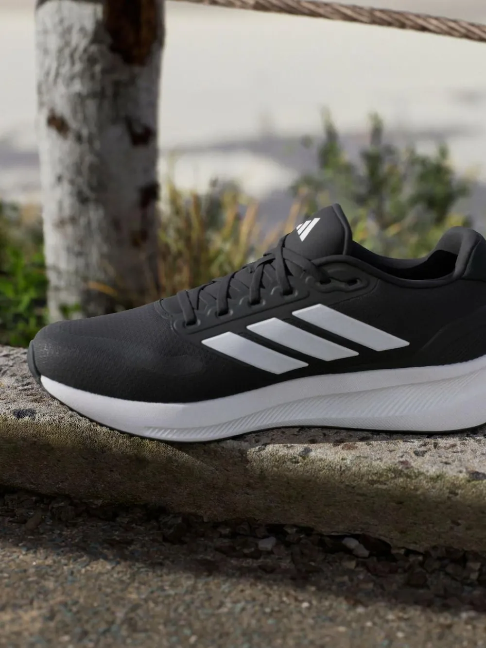 Hot adidas Black/White Runfalcon 5 Running Trainers