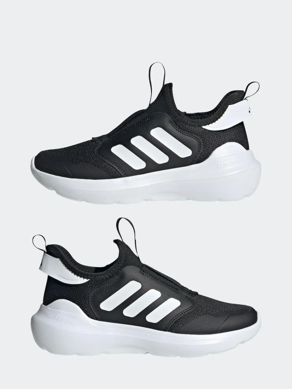 adidas Black/White Tensaur Comfort Slip On Junior Trainers^BOY Sneakers|Sneakers