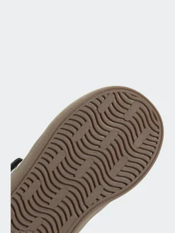 Discount adidas Black/White VL Court 3.0 Hook and Loop Infant Trainers