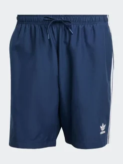 Online adidas Adicolor 3-Stripes 8-Inch Swim Shorts Blue