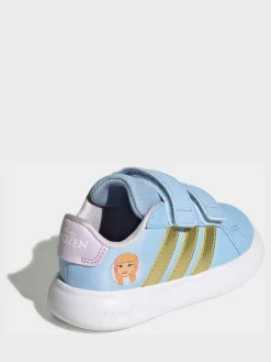 Hot adidas Disney Frozen Grand Court 3.0 Infant Trainers Blue