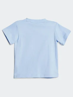 adidas Blue Essentials Infant Kids T-Shirt Set^BOY Shorts|Shorts