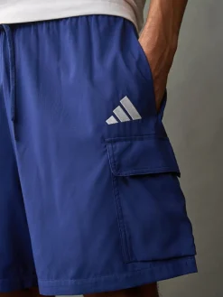 Best adidas Small Essentials Logo Cargo Chelsea Shorts Blue