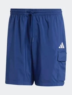 Best adidas Small Essentials Logo Cargo Chelsea Shorts Blue