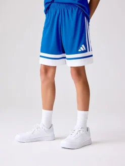 adidas Blue Squadra 25 Kids Shorts^BOY Shorts|Shorts & Skirts