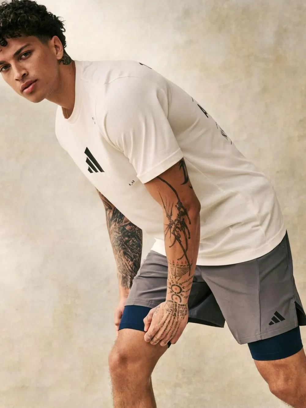 Sale adidas TECHFIT Compression Training Short Tights Blue