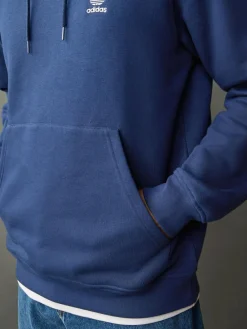 adidas originals adidas Blue Trefoil Essentials Hoodie^ Sweatshirts & Hoodies|Sweatshirts & Hoodies