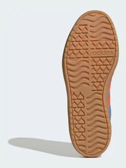 New adidas Blue/Orange VL Court Bold Trainers