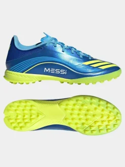 Sale adidas Blue/Yellow Adult F50 Messi League Turf Boots
