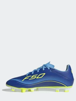 Clearance adidas Blue/Yellow Adult F50 Messi Club Firm Ground Boots