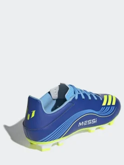Clearance adidas Blue/Yellow Adult F50 Messi Club Firm Ground Boots
