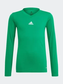 adidas Bright Green Team Base T-Shirt^BOY Thermals|Thermals