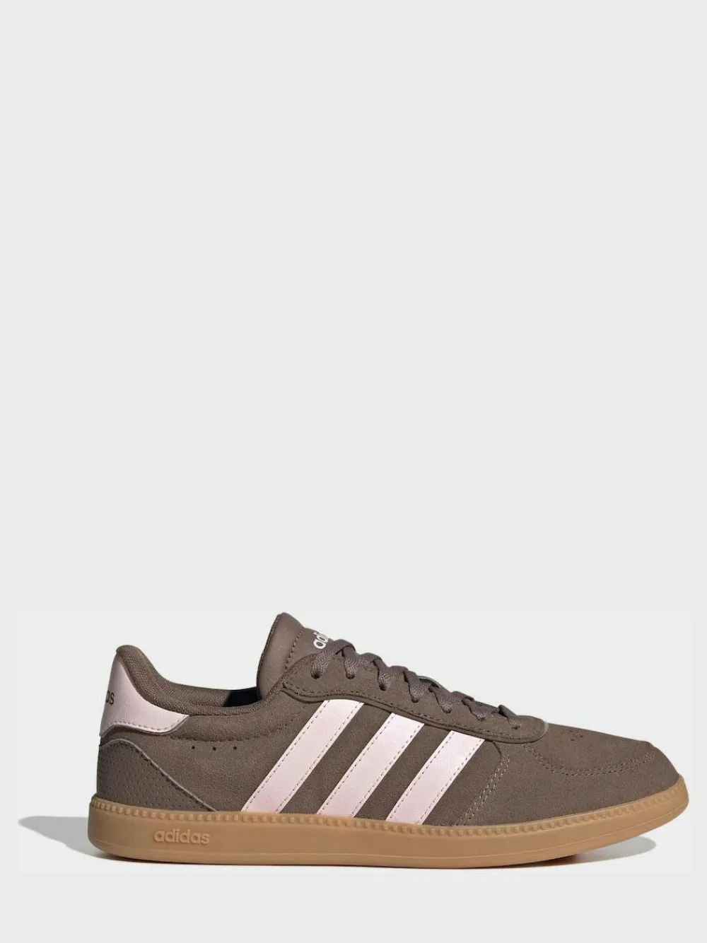 adidas Brown/Pink Breaknet Sleek Trainers
