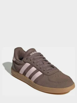 adidas Brown/Pink Breaknet Sleek Trainers