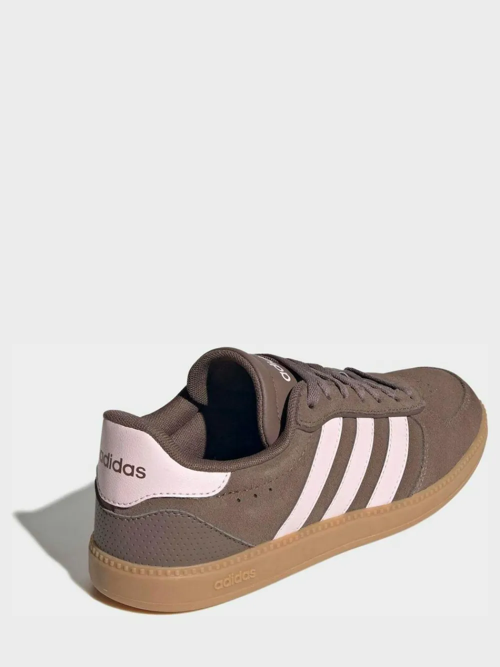 adidas Brown/Pink Breaknet Sleek Trainers